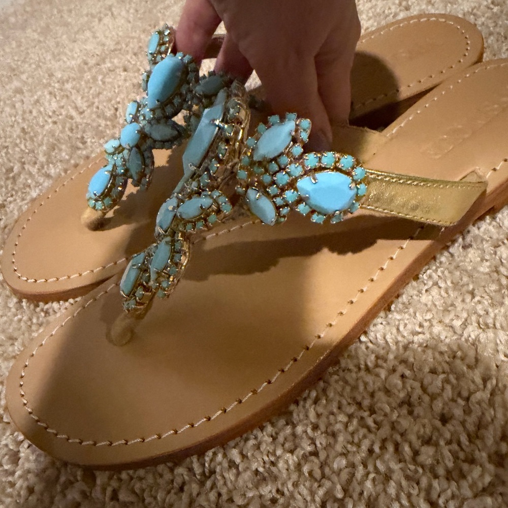 Mystique “San Diego” sandal turquoise - Picture 9 of 10
